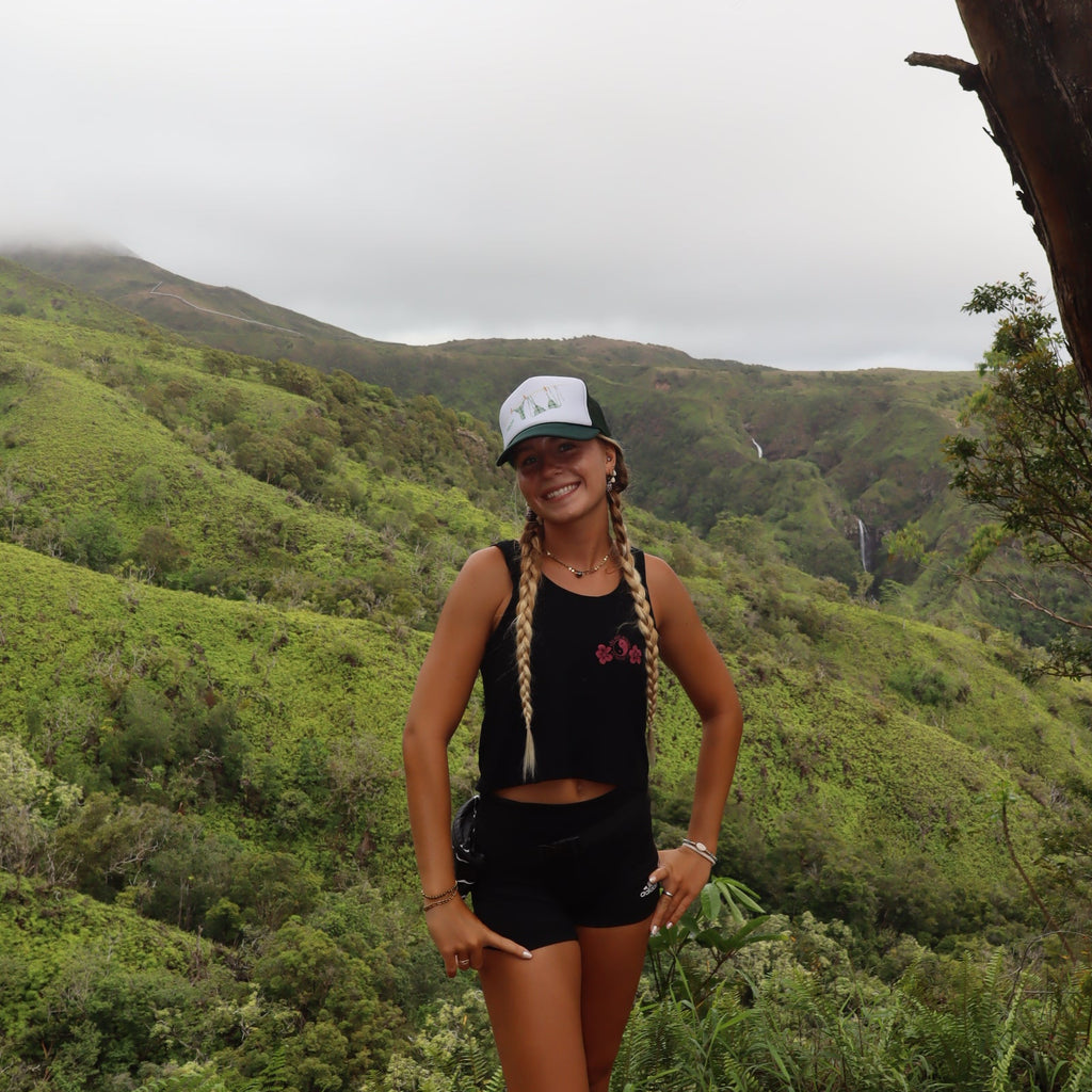 Green Palaka Bikini Trucker Hat