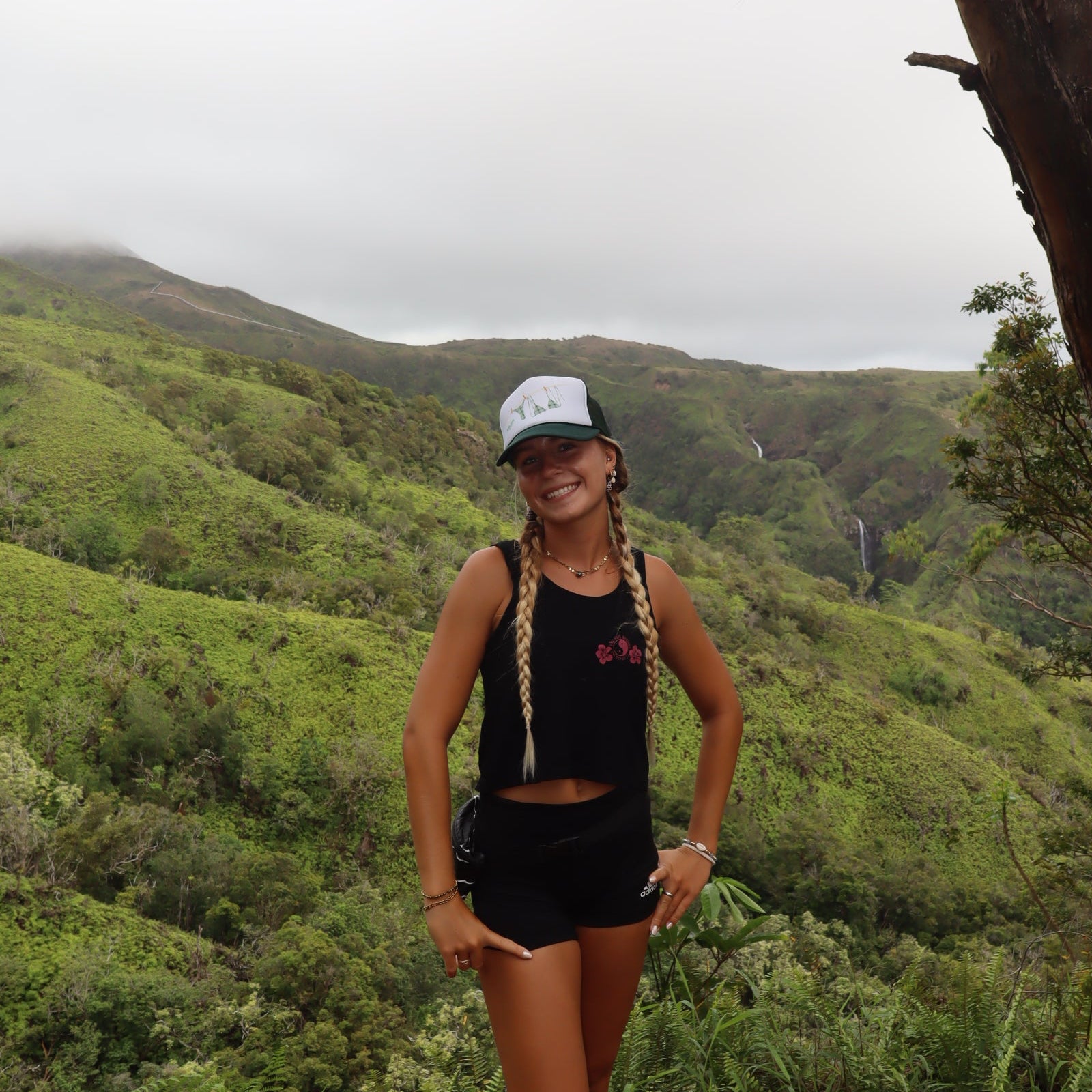 Green Palaka Bikini Trucker Hat