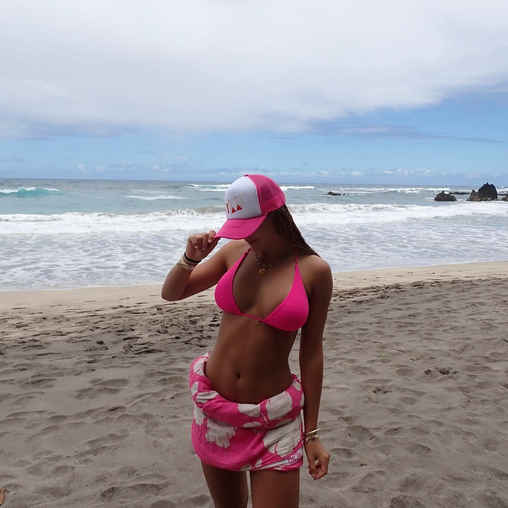 Sunset Bikini Trucker Hat
