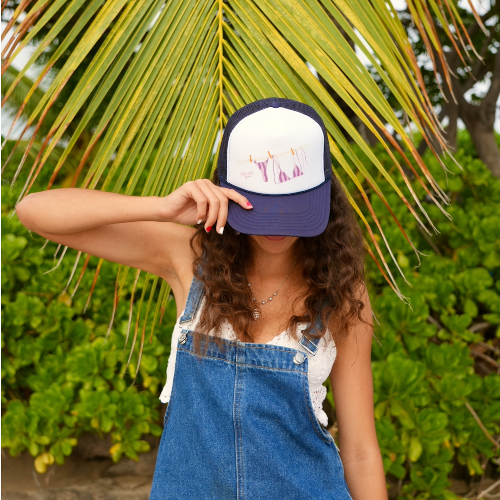 Crown Flower Lei BikiniTrucker Hata