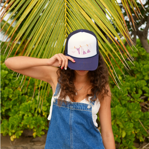 Crown Flower Lei BikiniTrucker Hata